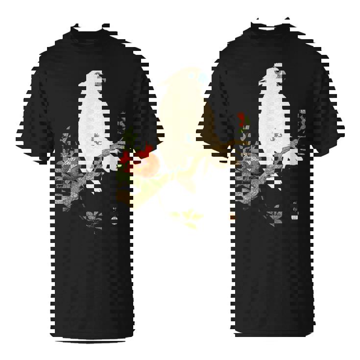 小原 古邨1877年－1945年 、【オウムにザクロ】、日本文化 日本画 Tシャツ