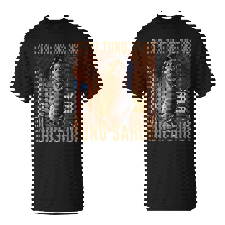 少年 インターネット ミーム 陽気な Ai モンスター イストリ・トゥング トゥン サフール Tシャツ