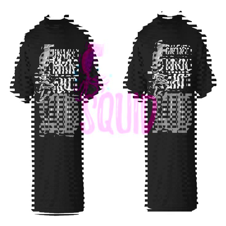 常にイカを考える Tシャツ