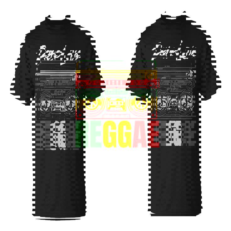 平和 レゲエ音楽 ラスタ ジャマイカ Tシャツ