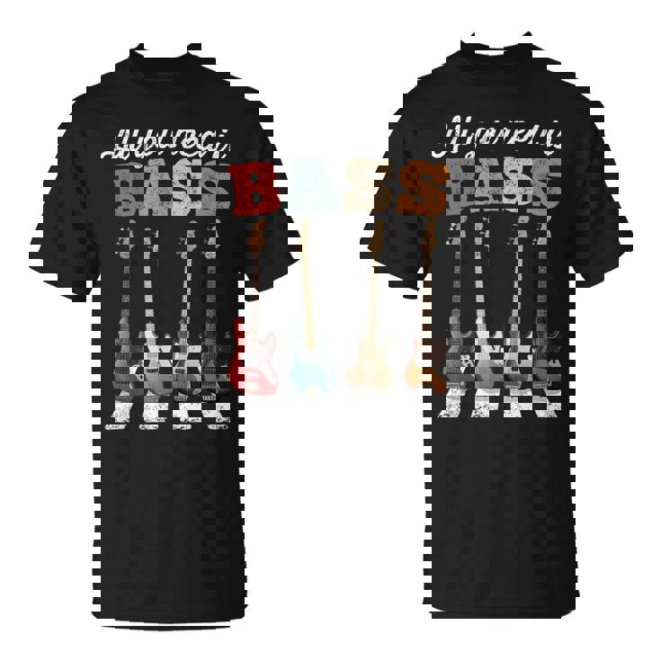 必要なのはベースだけ ベーシストのための有名なクロスウォーク All You Need Is Bass Tシャツ