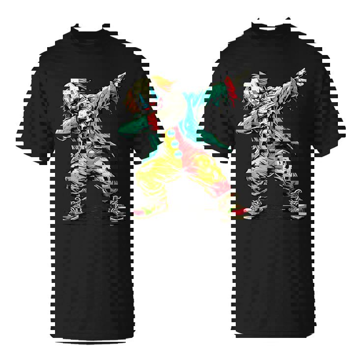 怖いダビングデザインホラーサーカスピエロ Tシャツ