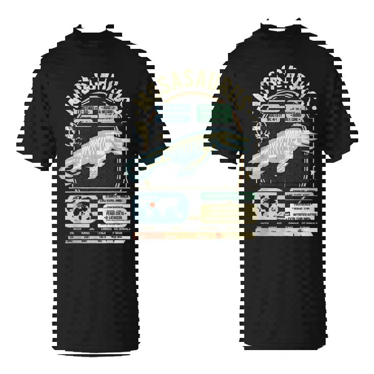 恐竜の事実 モササウルスの科学と解剖学のギフト Tシャツ