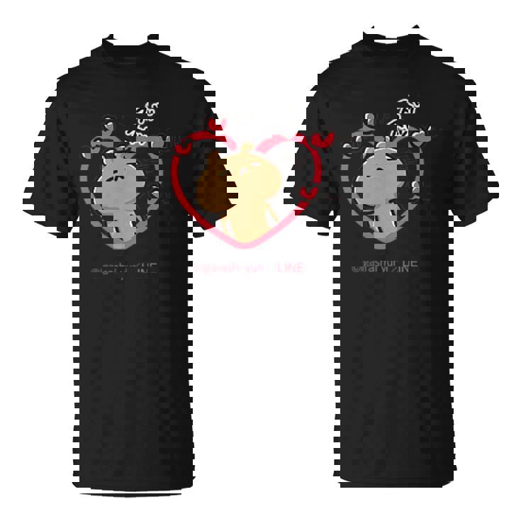 愛しすぎて大好きすぎる。 ペアデザイン くま Tシャツ