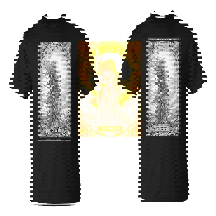 戦士の女神アテナ ギリシャ神話 タロットカード Tシャツ