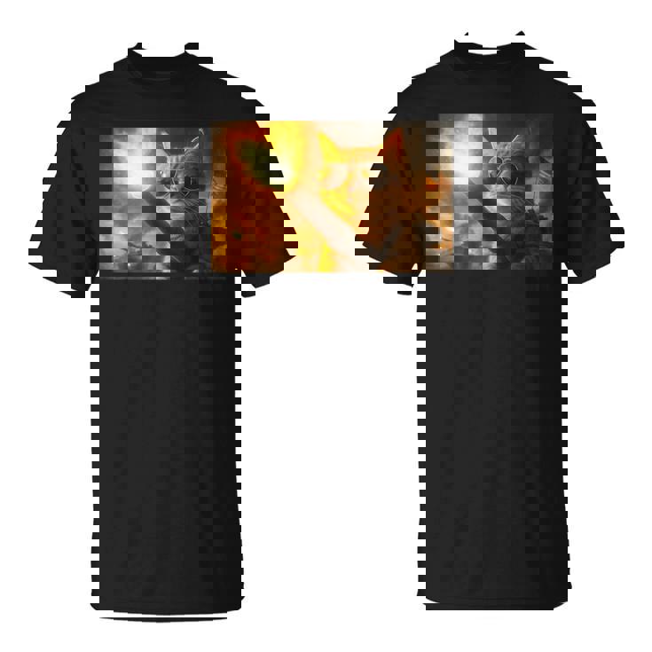 戦車砲身に猫と戦う愛国的な銃の権利 プロガン Tシャツ