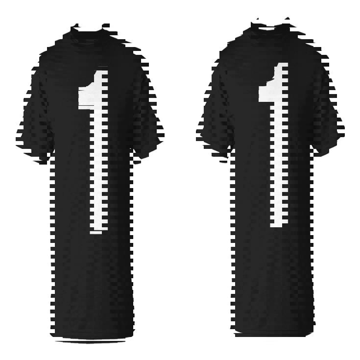 数字アルファベット 1 数字 Tシャツ