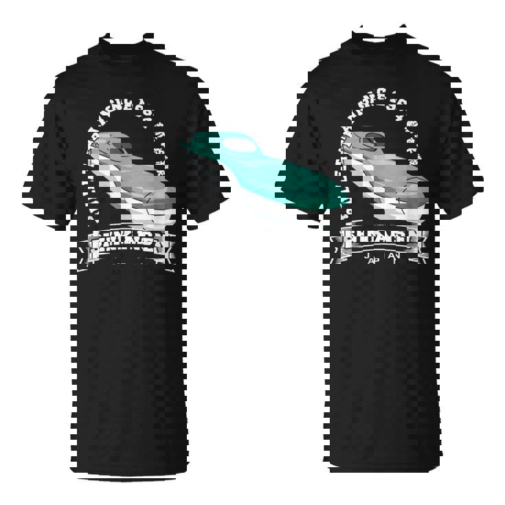 新幹線 新幹線 お土産 はやぶさ E5 漢字 Tシャツ