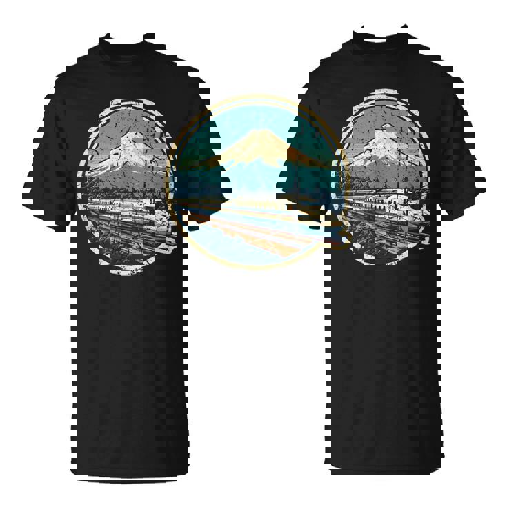 新幹線 富士山 日本土産 新幹線 Tシャツ