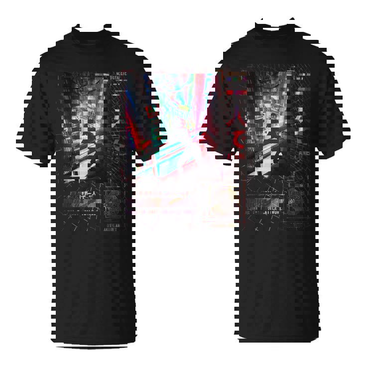 日本のサイバーパンク ヴェイパーウェーブ アニメ 美学 Tシャツ