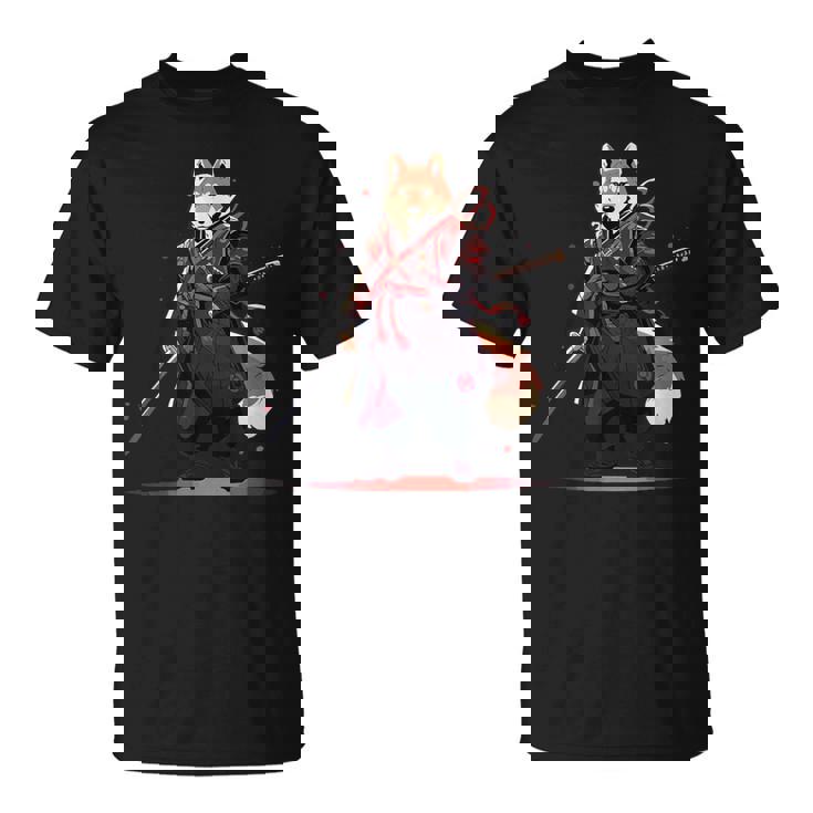 日本の柴犬浮世絵 アニメ 刀 おもしろい 日本の芸術 Tシャツ