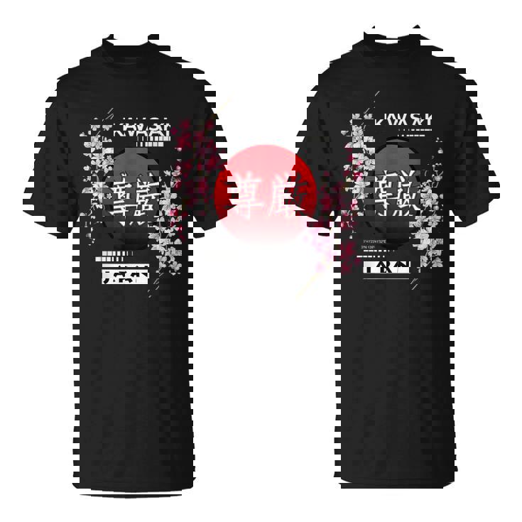 日本の都市の桜桜の花、川崎 Tシャツ