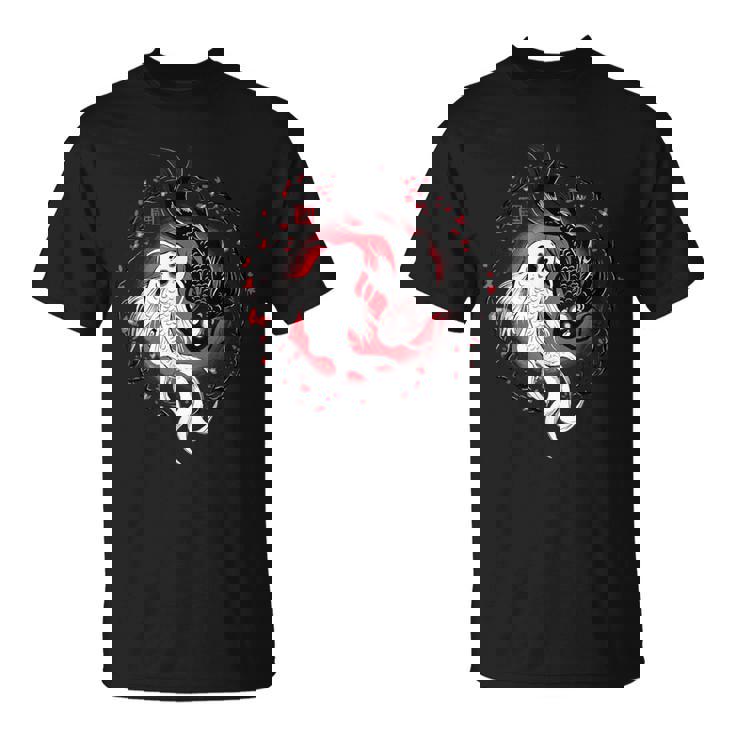 日本の陰陽鯉のアート。 Tシャツ