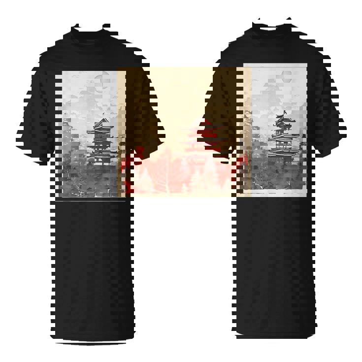 日本アジア アジア 日本風 ヴィンテージ レトロ 自然 Tシャツ