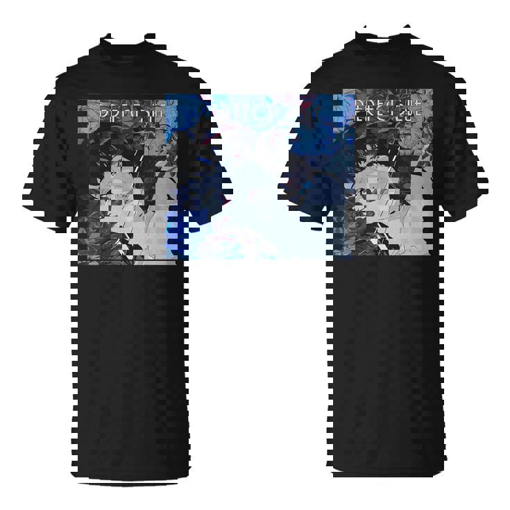 日本アニメ ガール パーフェクトブルー Tシャツ