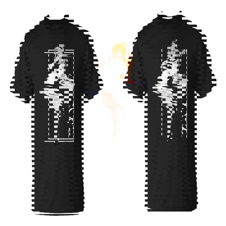 日本アニメメイド漢字オタク Tシャツ