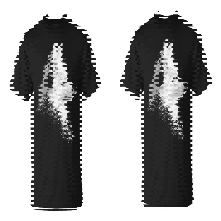 日本スピッツ 犬 ペット 音楽 ヘッドホン 日本スピッツ Tシャツ