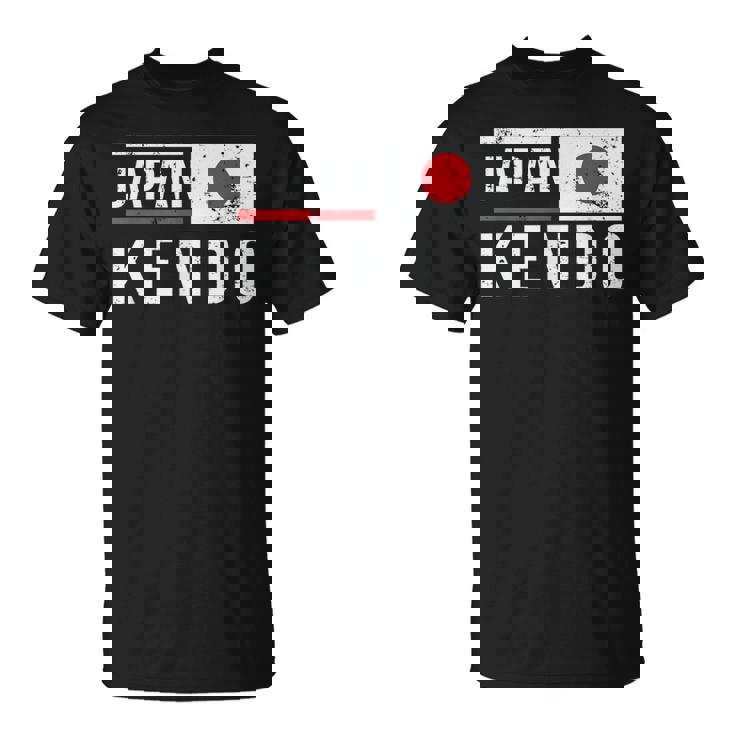 日本剣道レトロフラッグサムライ日本武道クラブ Tシャツ