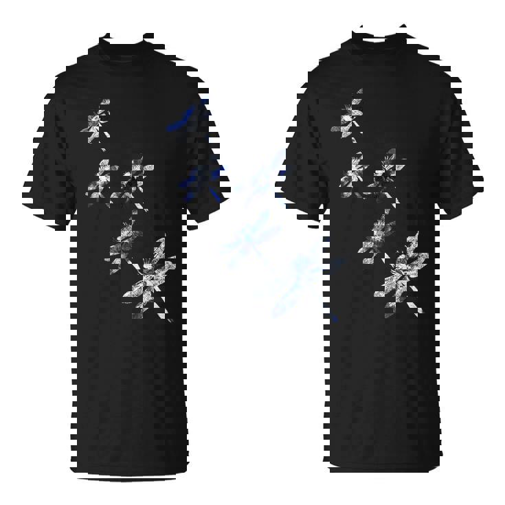 日本美絞り絞り染めトンボ Tシャツ