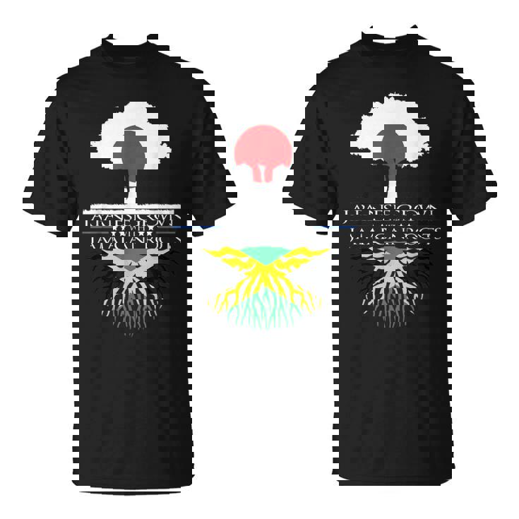 日本育ちのジャマイカ人のルーツ 日本ジャマイカ家系図 Tシャツ