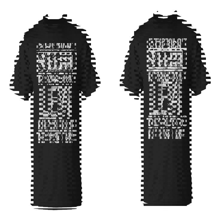 最初は成功しなかったら、リーバイスと同じことをやってみてください Tシャツ