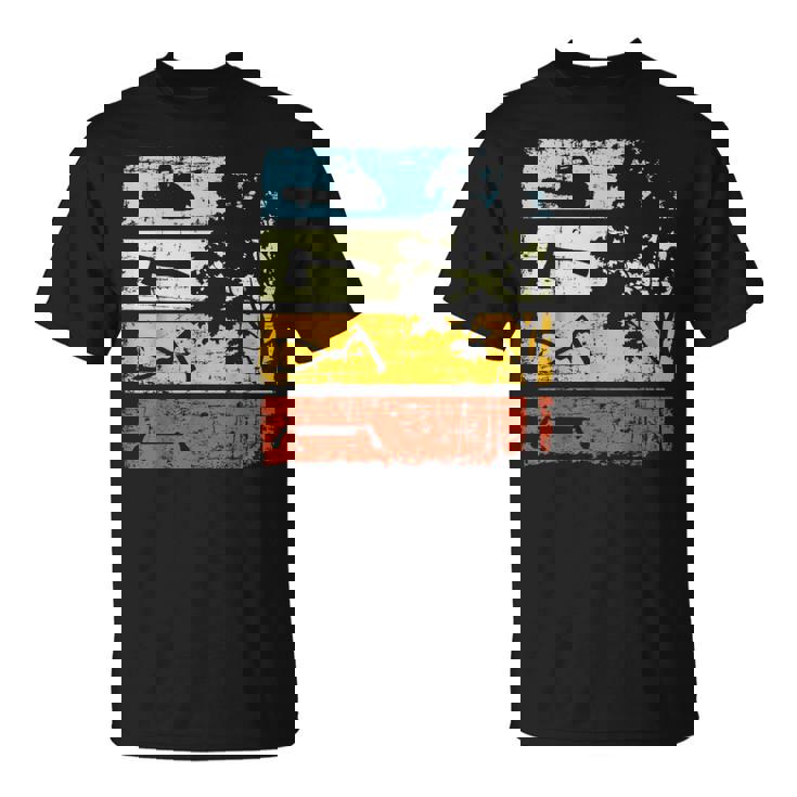 木こり ヴィンテージ チェーンソー 森林労働者 森林 Tシャツ