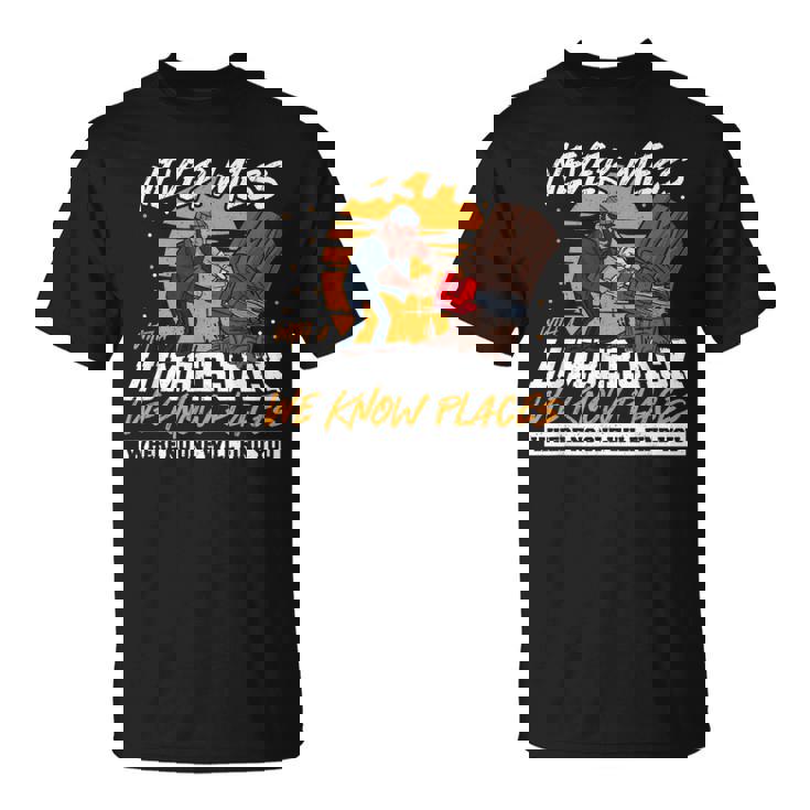 木こりを汚さない面白いロギング引用 Tシャツ