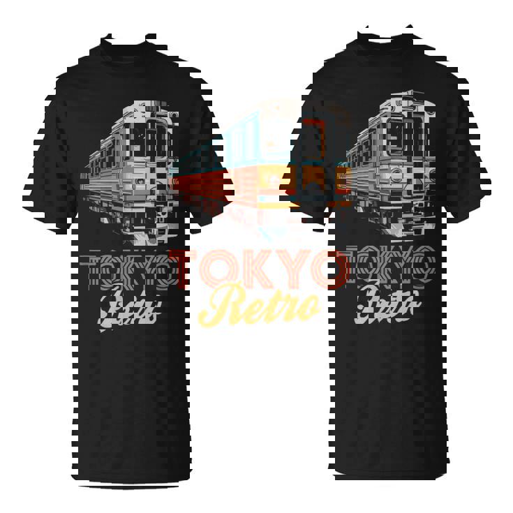 東京 レトロ 電車 日本 ヴィンテージ 列車 旅行 お土産 Tシャツ