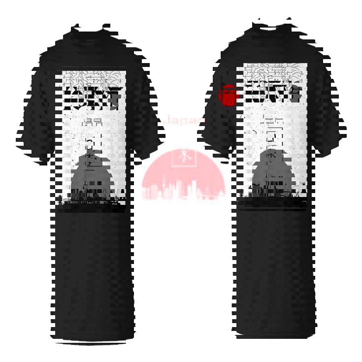 東京 日本 モニュメント オブ シティ Tシャツ