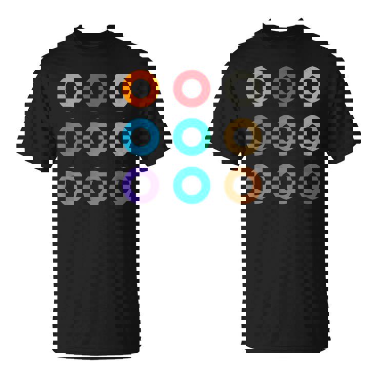 東京の地下鉄 カラー 色 マーク 丸【電車ファン】鉄道【変なtシャツ屋さん】メトロ 面白い ポップ Tシャツ