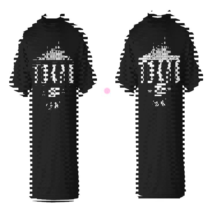 東京ジャパン スカイライン 日本の国旗 プライド お土産 Tシャツ