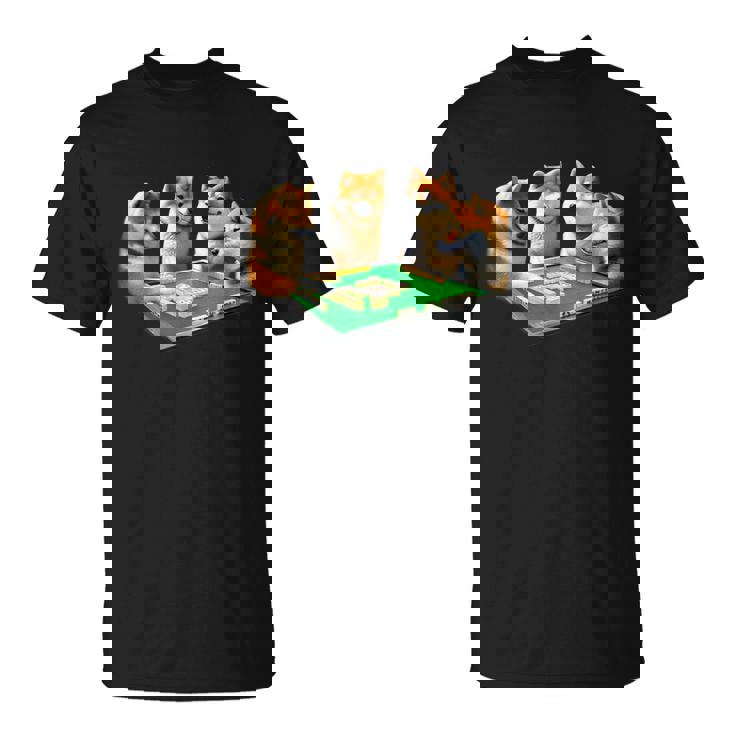 柴犬 イヌ 麻雀 面白いtシャツ 犬 文字入り メンズ おもしろ 面白い 服 おもしろグッズ ネタ 雀士 Tシャツ