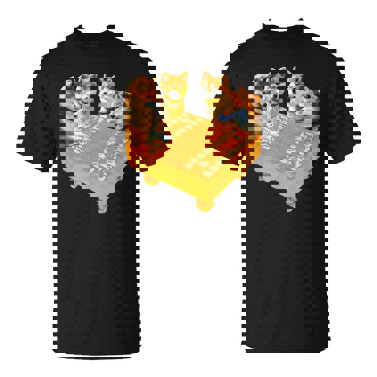 柴犬 将棋 イヌ 面白いtシャツ おもしろ 面白い 服 グッズ ネタ ウケ狙い メンズ 棋士 おもしろグッズ Tシャツ