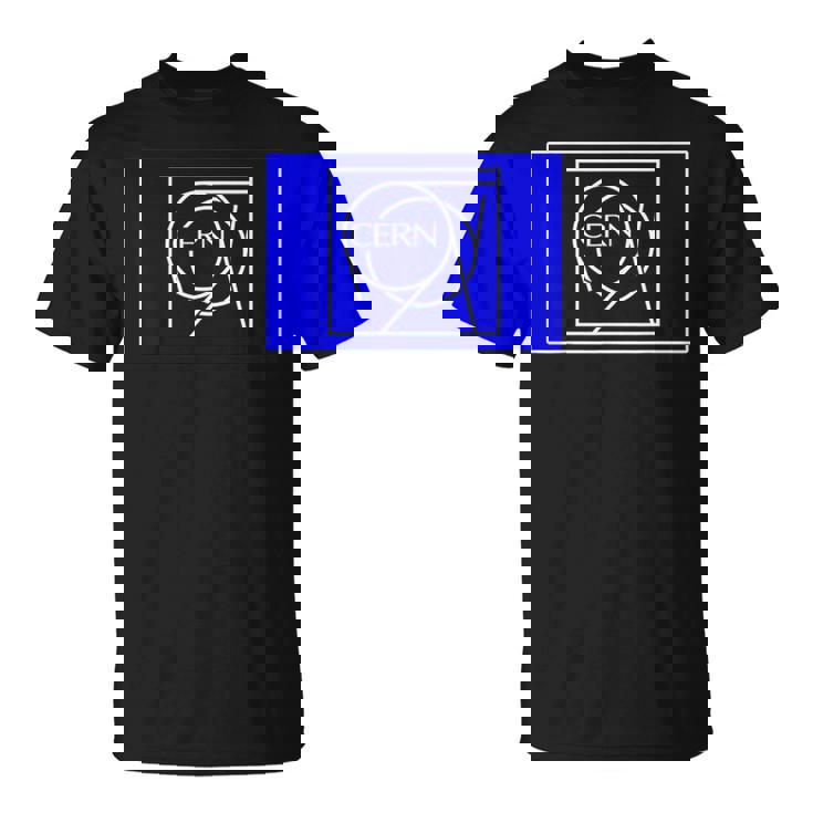 核研究のためのヨーロッパ組織 Cernフラッグ Tシャツ