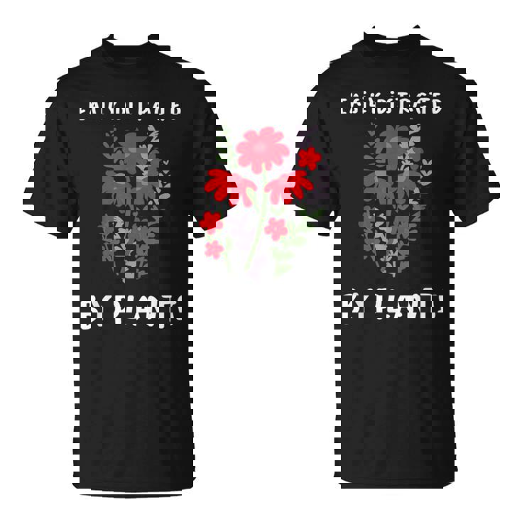 植物に気を取られがち 水やり 庭 鉢 ガーデナー Tシャツ