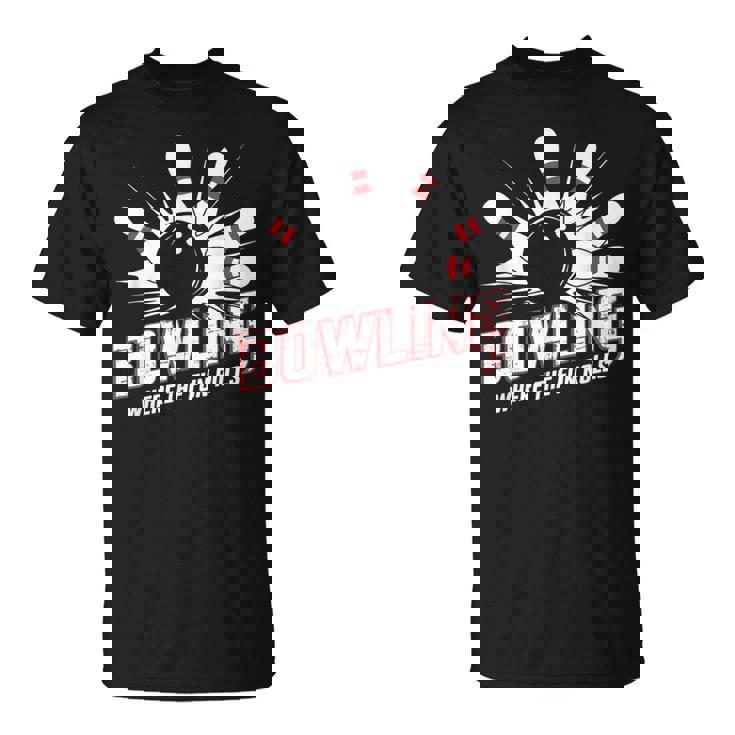 楽しいロールスボーリング パンヴィンテージボウリングボール Tシャツ