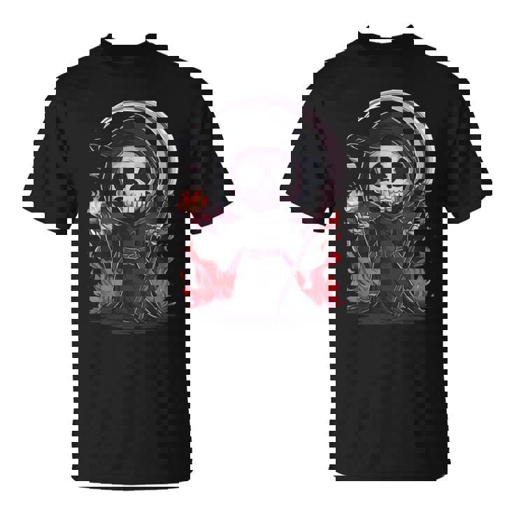 死神 スケルトン ハロウィン コスチューム 不気味 怖い Tシャツ