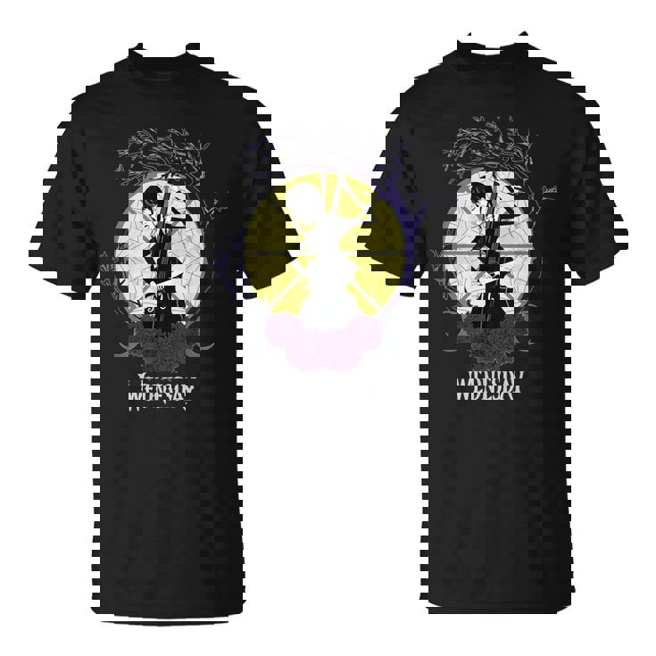 水曜シリーズ 水曜 ガラス窓付きチェロ演奏 Tシャツ