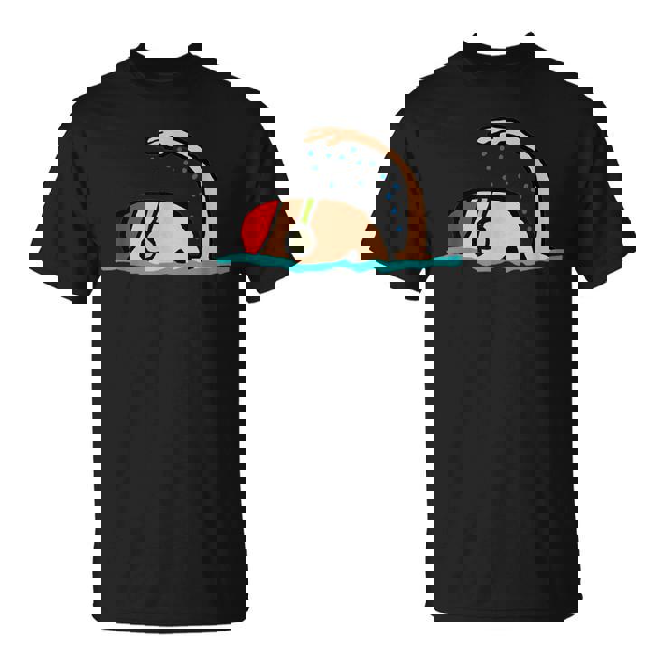 水泳。 Tシャツ