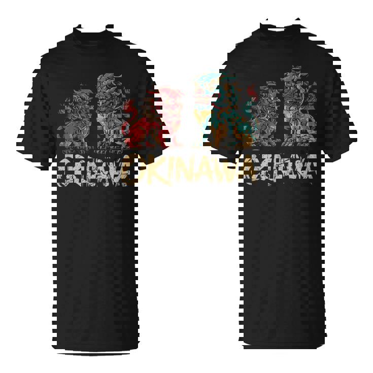 沖縄ジャパン シーサーガーディアンライオンズ 沖縄 日本土産 Tシャツ