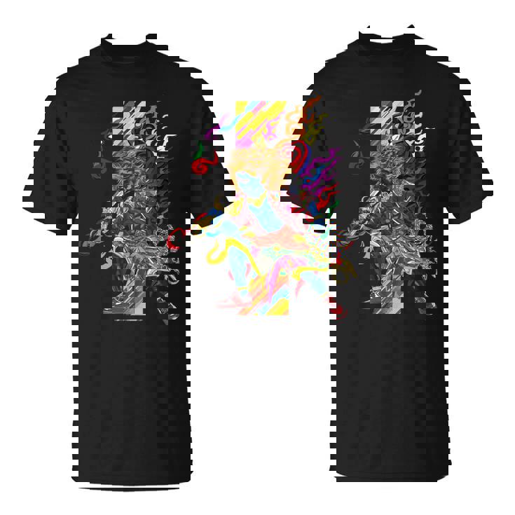 浮世絵シリーズ 踊る不動明王 Tシャツ