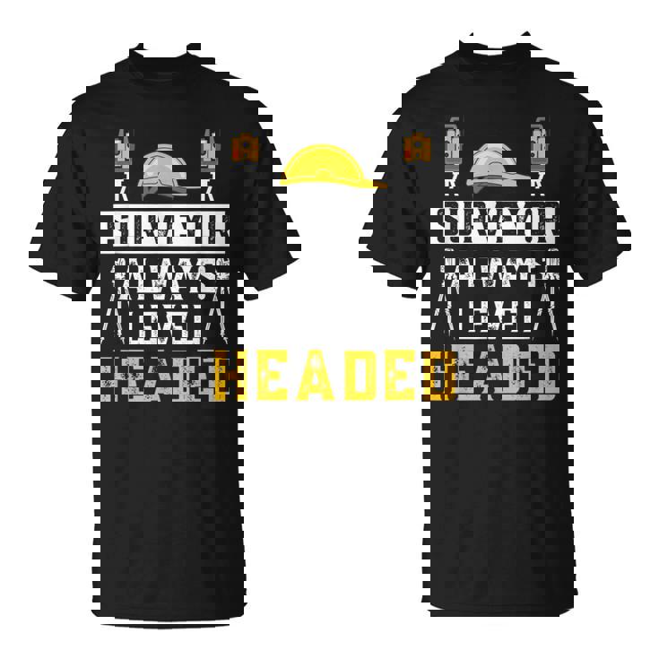 測量士 常に平常心 土地家屋調査士 土地家屋調査士 Tシャツ