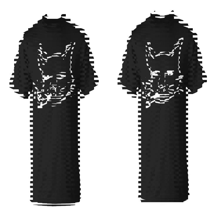 煙草を吸う猫 猫好き Tシャツ