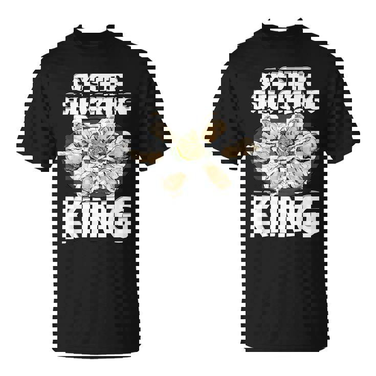 牡蠣を喰わせる王の牡蠣 Tシャツ