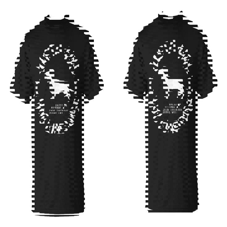 犬 おもしろ おしゃれ イヌ 可愛い ダックスフンド ミニチュアダックス シルエット Tシャツ