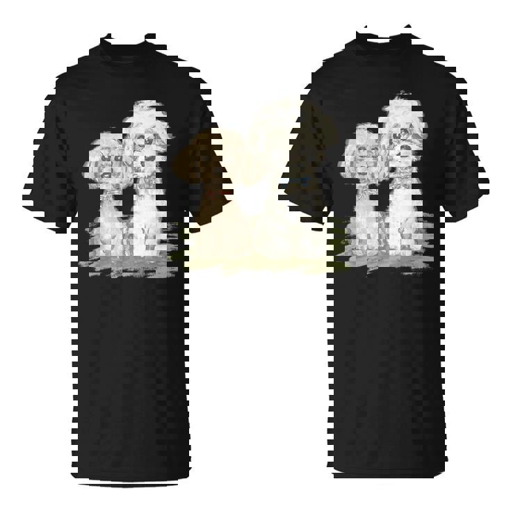 犬 トイプードル かわいい いぬ 子犬 ペット おもしろ 動物 イラスト Tシャツ