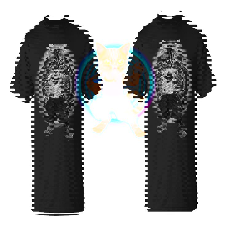 猫 ねこ カンフー Tシャツ