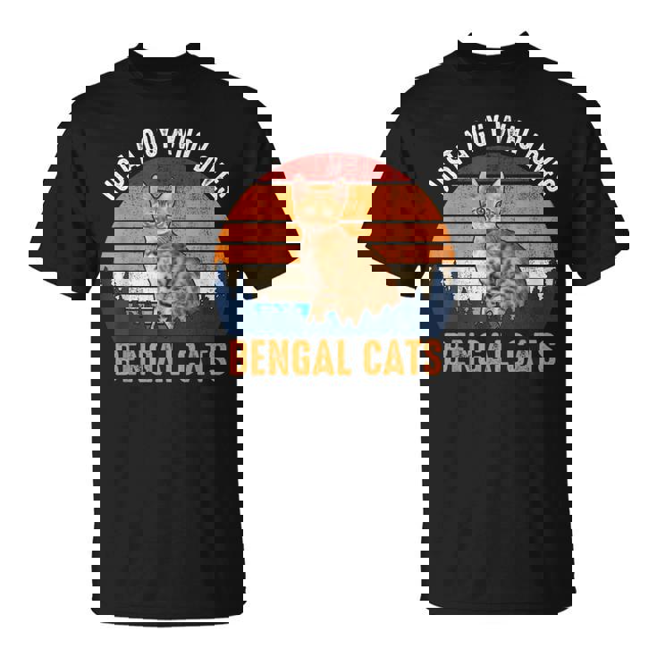 猫-ベンガル猫 Tシャツ