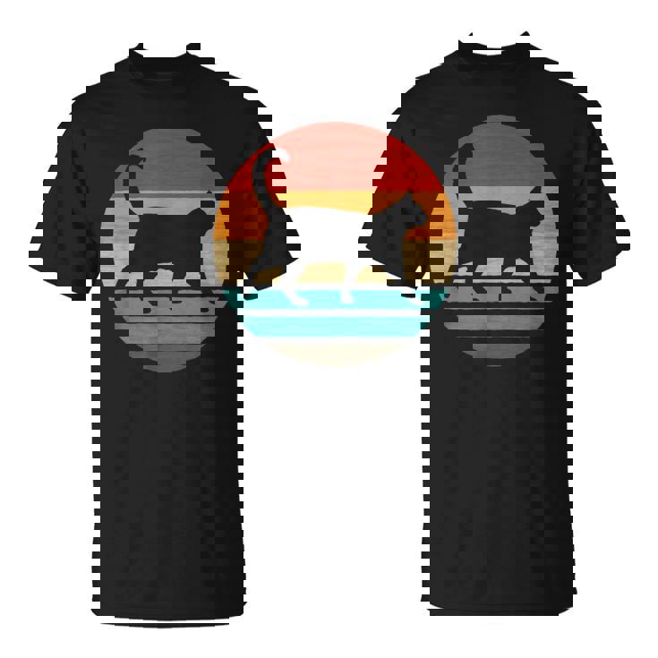 猫 レトロスタイル ビンテージ Tシャツ