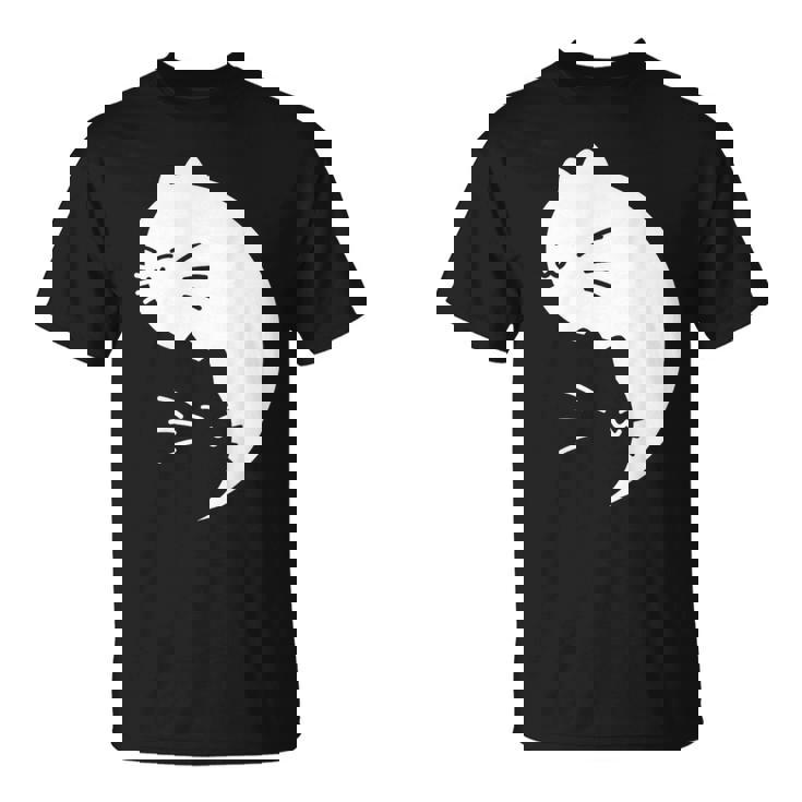 猫 陰陽 反対 調和 エネルギー 子猫 Tシャツ